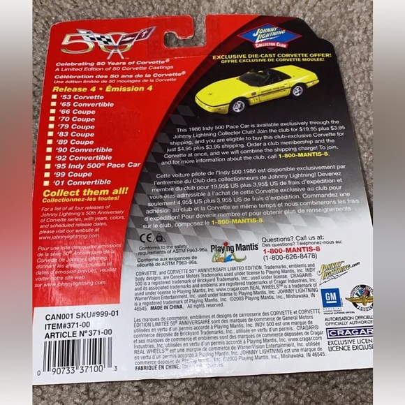 Johnny Lightning DieCast 1979 Corvette - Picture 2 of 2